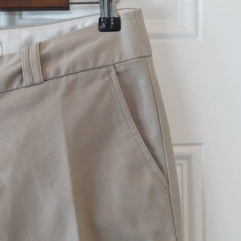 Banana Republic khaki Jackson fit cuffed pants